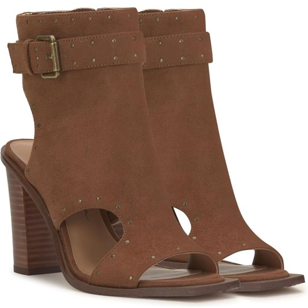 BRAND NEW JESSICA SIMPSON WOMEN'S ROCHHA OPEN TOE BOOTIE MID CALF BOOT